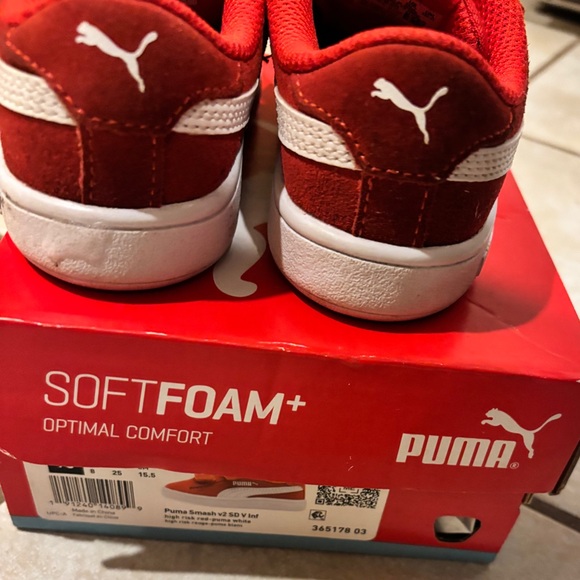Puma smash V2 SD V INF high risk red– puma white
  very gently used size 9C - Picture 8 of 13